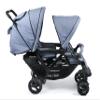 CHIC 4 BABY 274 55 Duo Sibling Stroller, Light Blue/Blue view 3