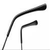 lasree Fashion Full-Rim Myopia Glasses, -5.50, Glossy Black Frame view 4