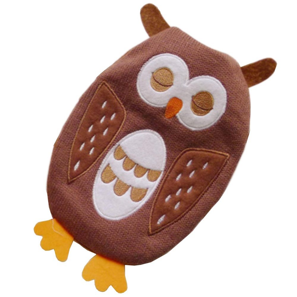 Hot & Cold Relief 750 mL Owl Hot Water Bottle with Cover