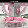 Newtensina 2pcs Dog Collar Set with Diamond Bling view 2