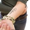 10 x Believe - Black Temporary Tattoo Lettering (10) view 3