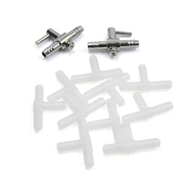 sourcing map Aquarium 3-Way Air Hose Connector Set 12 in 1