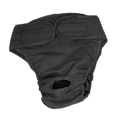 Sharplace Dog Diaper for Female Dogs, Washable and Adjustable, Black, Size S