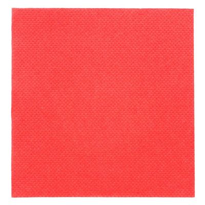 Double Point Ecolabel Red Paper Napkins, 18 g/m², 20 x 20 cm, 2,400 Count
