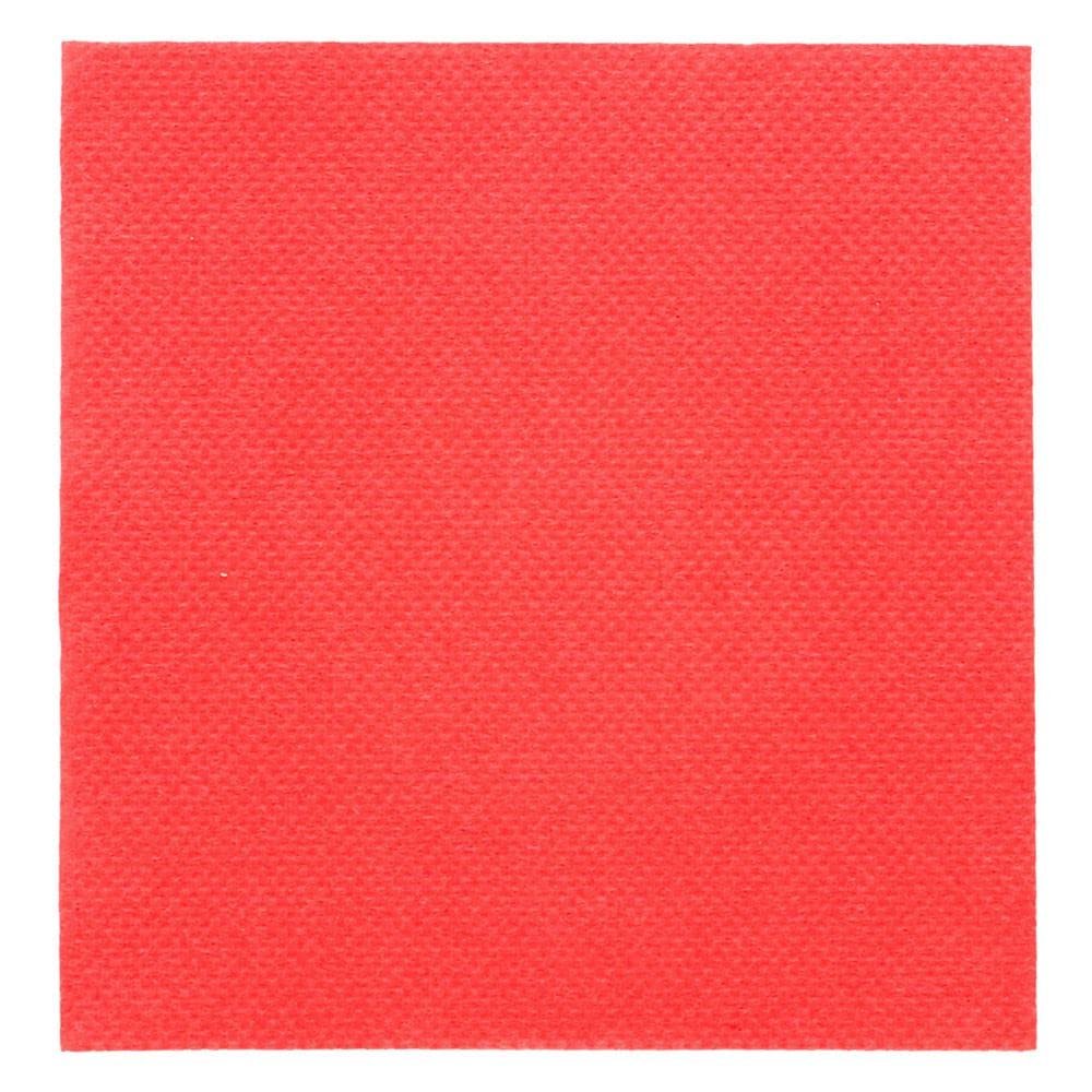Double Point Ecolabel Red Paper Napkins, 18 g/m², 20 x 20 cm, 2,400 Count