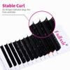 Classic Individual 1:1 Eyelash Extensions, 0.10 mm C Curl, Mix 8–14 mm, Black view 3
