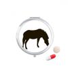 DIYthinker Travel Pocket Pill Organizer with Mirror view 1