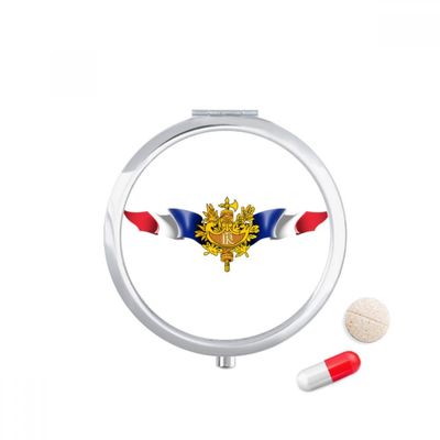 DIYthinker Travel Pocket Pill Case with Mirror