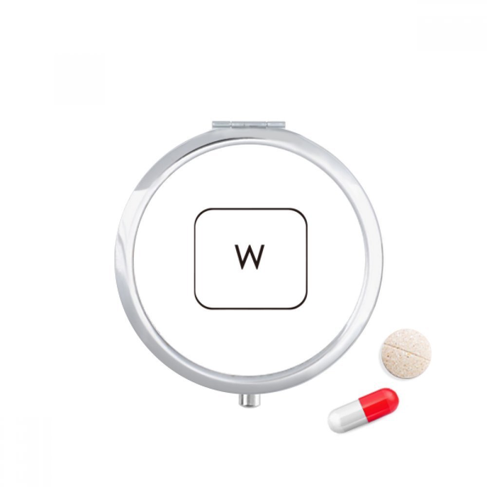 DIYthinker Travel Pill Case with Mirror