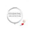 DIYthinker Travel Pill Case with Mirror view 1