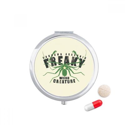 DIYthinker Travel Pill Case with Mirror