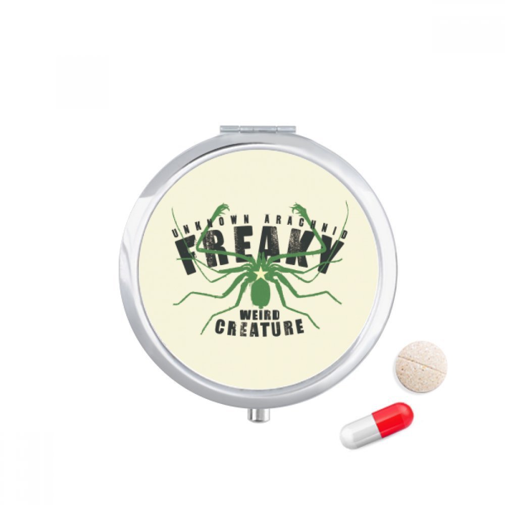 DIYthinker Travel Pill Case with Mirror