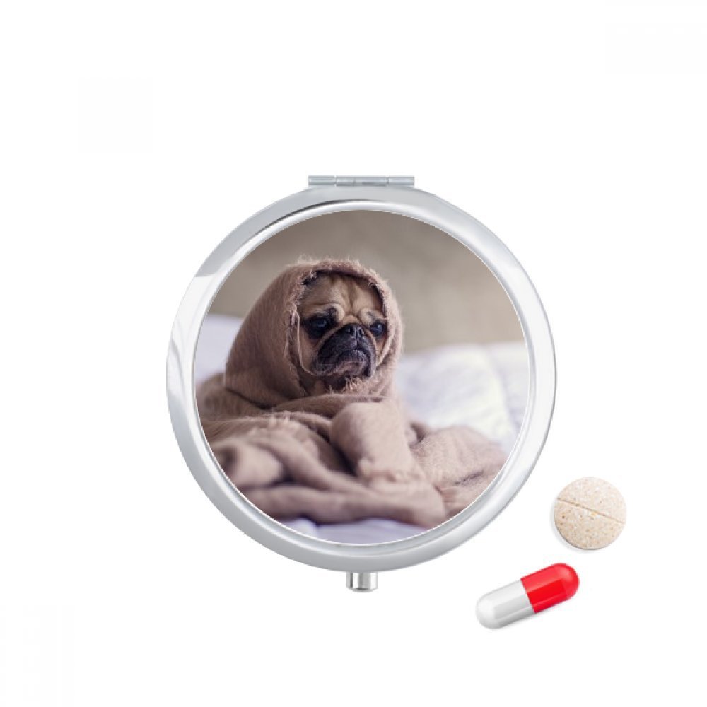 DIYthinker Travel Pill Case with Mirror
