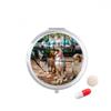 DIYthinker Travel Pill Case with Mirror view 1