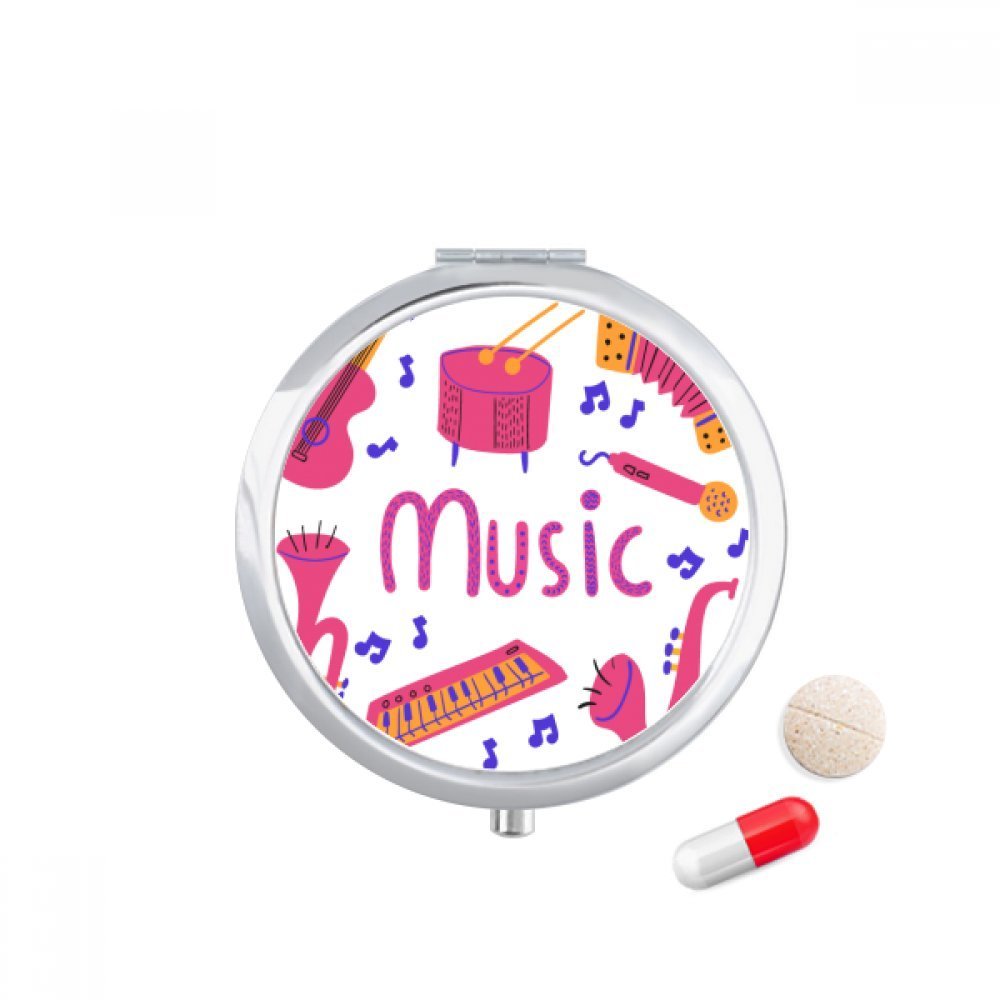 DIYthinker Travel Pill Case with Mirror