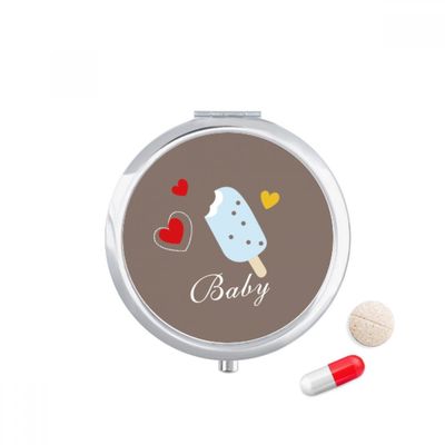 DIYthinker Travel Pocket Pill Case with Mirror