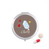 DIYthinker Travel Pocket Pill Case with Mirror view 1