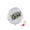 DIYthinker Travel Pill Case with Mirror view 1