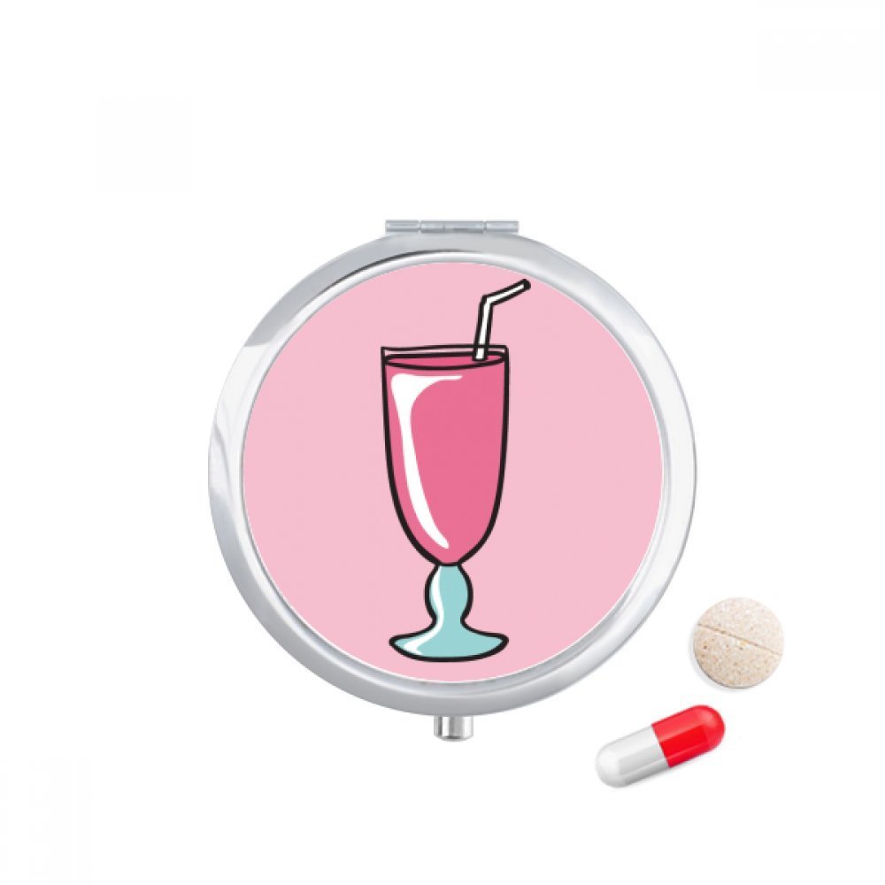 DIYthinker Travel Pill Case with Mirror