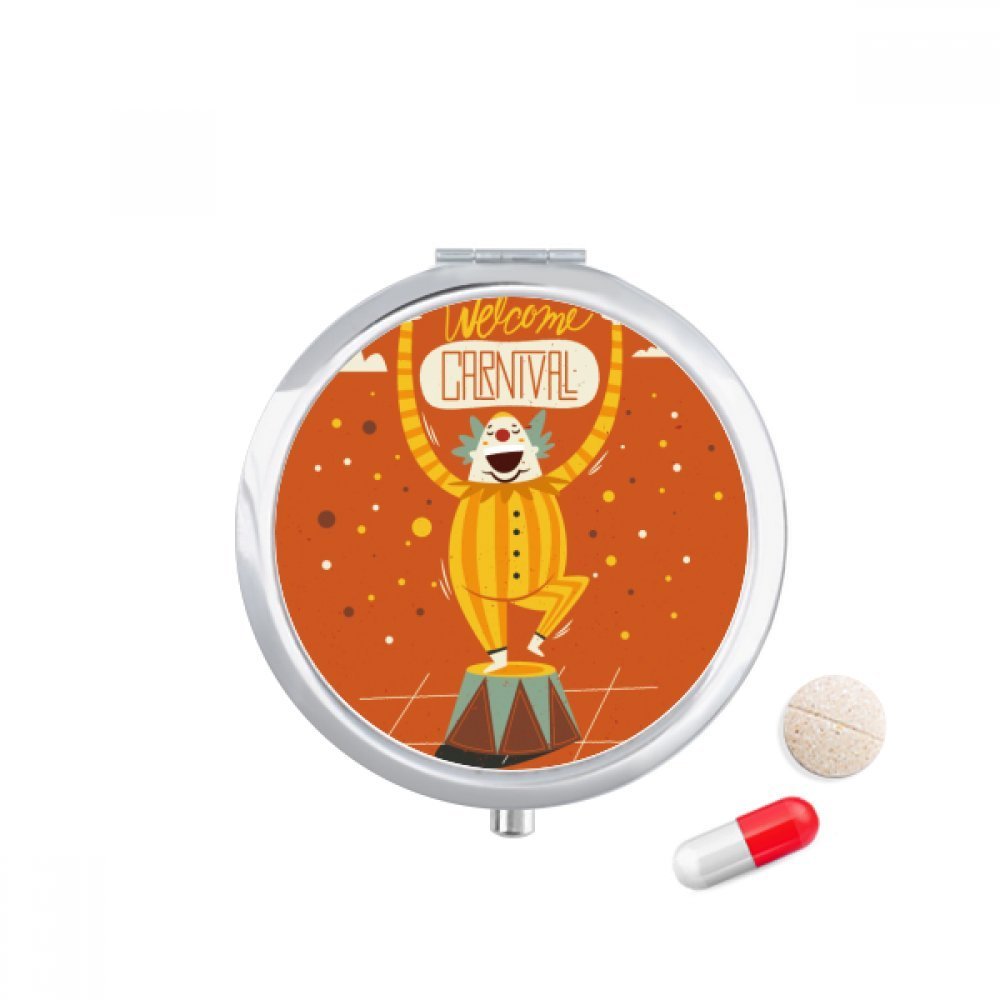 DIYthinker Travel Pill Case with Mirror