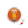 DIYthinker Travel Pill Case with Mirror view 1