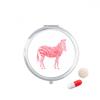 DIYthinker Travel Pill Case with Mirror view 1