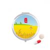 DIYthinker Travel Pocket Pill Case with Mirror view 1