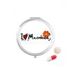 DIYthinker Travel Pocket Pill Case with Mirror view 1