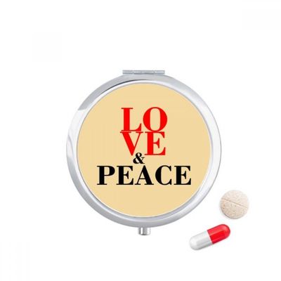 DIYthinker Travel Pill Case with Mirror