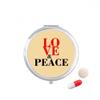 DIYthinker Travel Pill Case with Mirror view 1