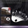 LaaVoo Microring Extensions Natural Black Remy Human Hair Straight, 50g, 1g/Strand, 40cm, #1 view 3
