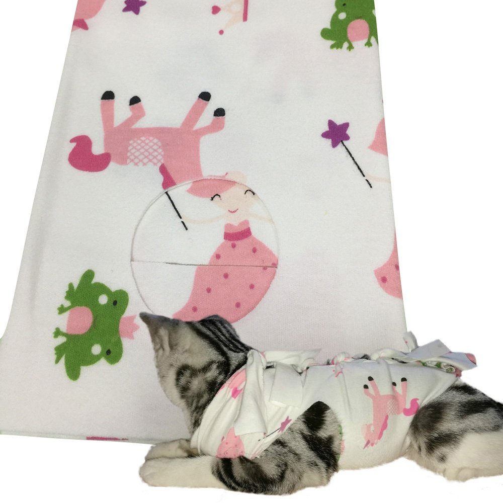 JIAN YA NA Surgery Recovery Suit for Cats and Small Dogs