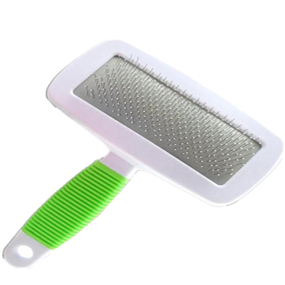 Boowhol Pet Brush for Dogs and Cats (S, Green)