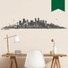 WANDKINGS Wall Decal – Los Angeles Skyline – 160 x 29 cm – Dark Green – Choose from 6 Sizes & 35 Colors view 1
