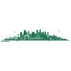 WANDKINGS Wall Decal – Los Angeles Skyline – 160 x 29 cm – Dark Green – Choose from 6 Sizes & 35 Colors view 3