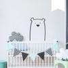 WANDKINGS Wall Decal – Polar Bear – 71 x 105 cm – White view 1