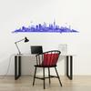 WANDKINGS Wall Decal – Ruhr Area Skyline (without river) – 160 x 34 cm – Azure Blue – Choose from 6 Sizes & 35 Colors view 2