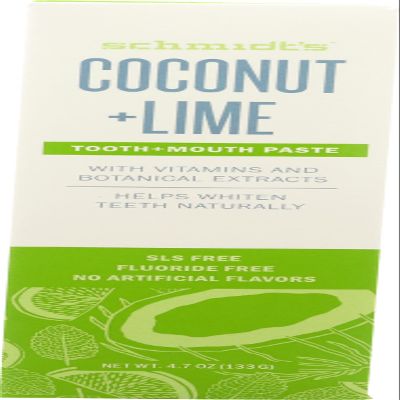 Schmidt's Men's Coconut Lime Toothpaste, 133 g