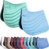 HKM Oviedo Saddle Pad, Pink, Dressage view 1