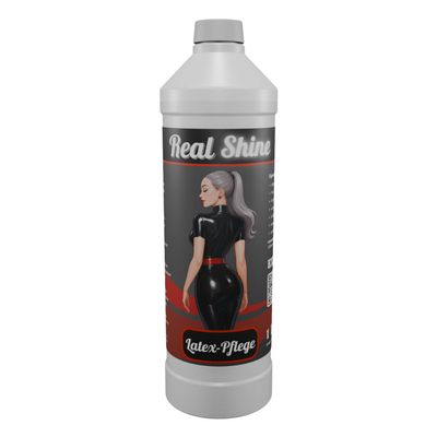 Optimal Products REALSHINE Silicone Oil Latex Care, 500 ml | Dermatologically Tested | Professional Rubber Care and Dressing Aid | Odorless Latex Care for a High-Gloss Finish