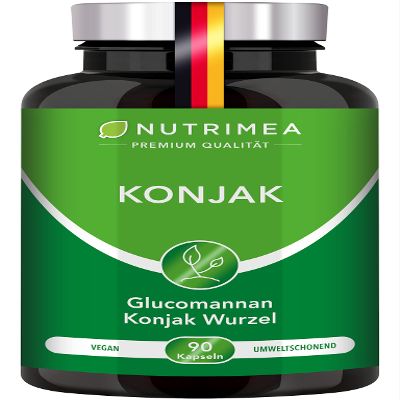 Glucomannan from Konjac Root | 95% per Capsule | Nutrimea