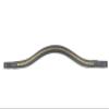 Black Leather Clincher Browband, Gold-Colored, 40 cm view 1