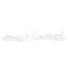 WANDKINGS Braunschweig Skyline Wall Decal, 150 x 34 cm, Frosted Glass Film view 3