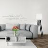 WANDKINGS Wall Decal - “One must still have chaos in oneself to be able to give birth to a dancing star” (Friedrich Nietzsche) - 105 x 32 cm - Medium Gray - 5 Sizes & 35 Colors view 2