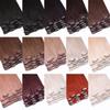 Clip-In Human Hair Extensions Set, 7-Piece, 60 cm, Ombre 1B/Gray view 1