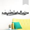 WANDKINGS Wall Decal - Essen Skyline - 80 x 19 cm - Light Gray - Choose from 6 Sizes & 35 Colors view 1