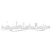 WANDKINGS Wall Decal - Essen Skyline - 80 x 19 cm - Light Gray - Choose from 6 Sizes & 35 Colors view 3