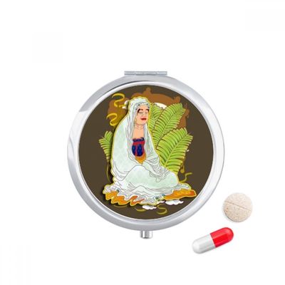 DIYthinker Travel Pill Case with Mirror