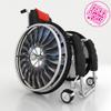 22" SuperSpokeGuard.com Wheelchair Spoke Guard A-146 (Price per Pair) view 2