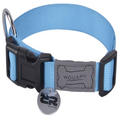 Wouapy Basic Line Collar Blue 25MM/44-65CM